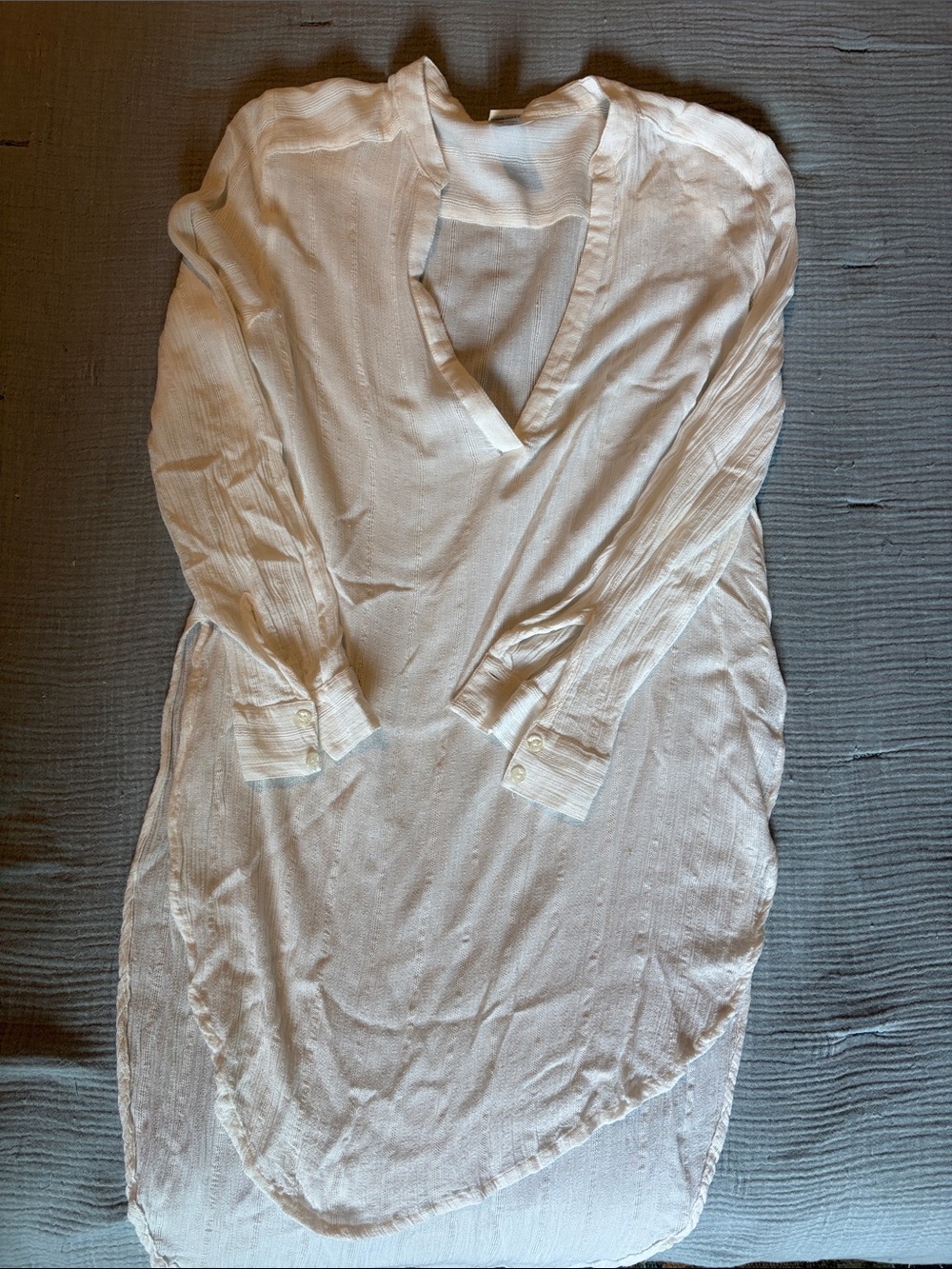 l*space White Lightweight Swim Coverup Tunic